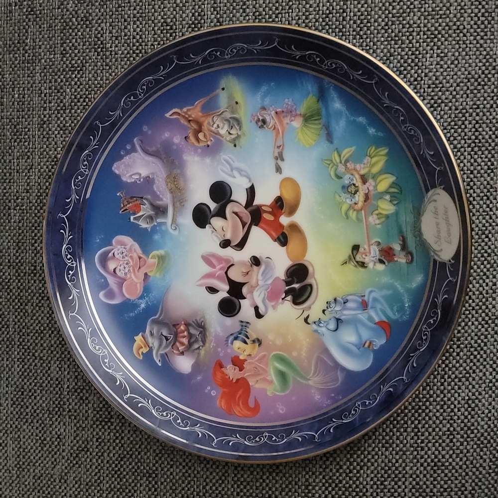 Share the Laughter Disney Plate